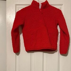 Wondershop Vibrant Red Kids Fleece Sweater